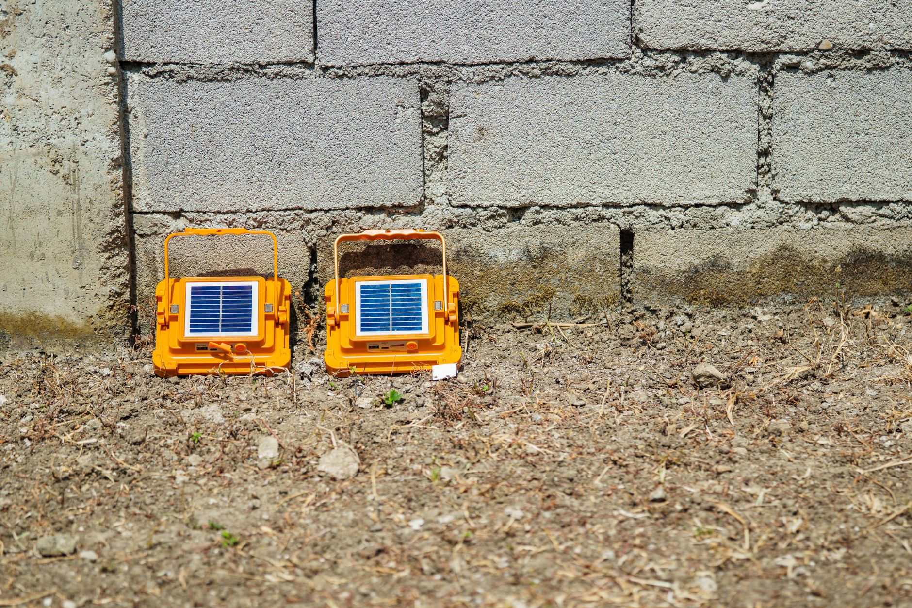 A home battery backup system and hybrid inverter providing power to home lights during an outage